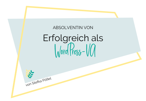 Zertifikat zur Webdesignerin