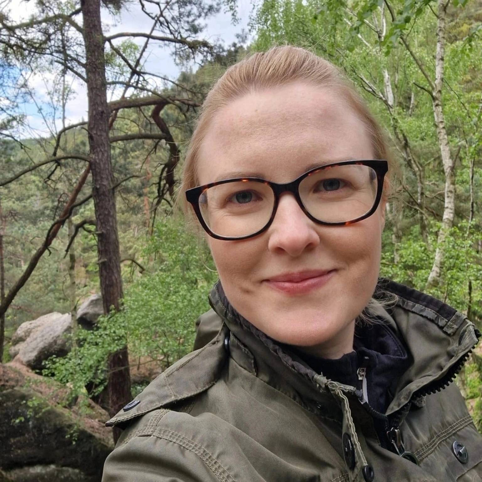 Isabell Fabo in der Natur